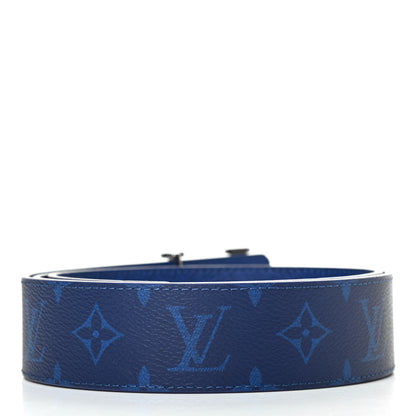Louis Vuitton Monogram 40mm Reversible LV Initiales Belt 100 40 Cobalt Blue 2 of 4