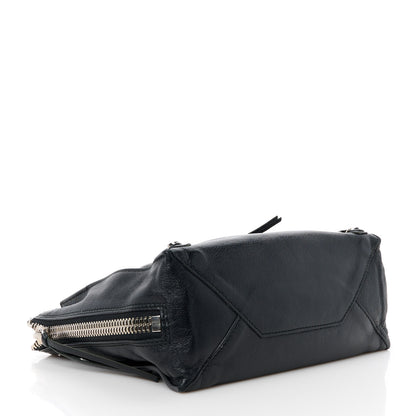 Balenciaga Calfskin Papier Mini A4 Zip Around Tote Black 5 of 12