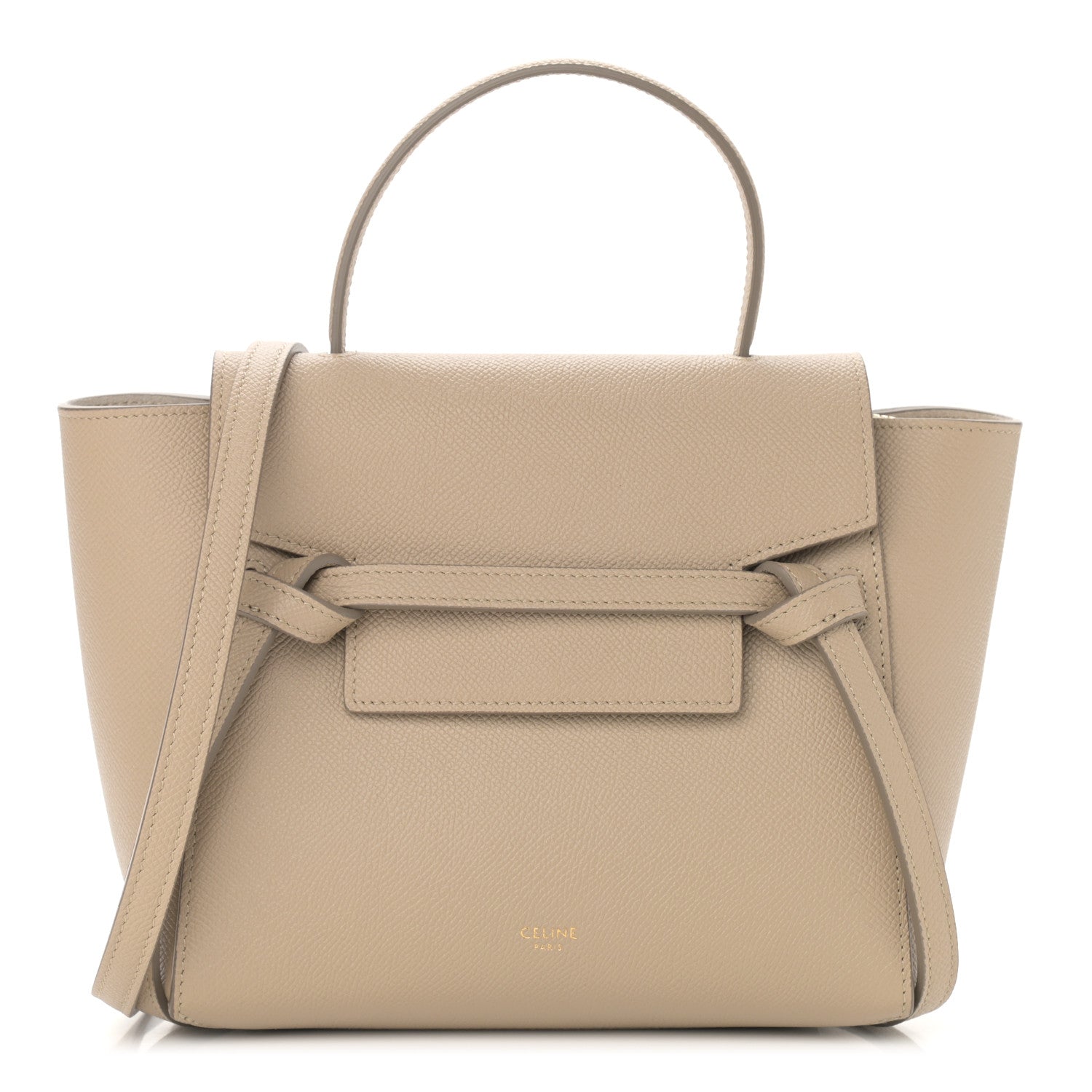 Celine Grained Calfskin Nano Belt Bag Light Taupe 1 of 11
