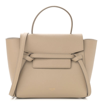 Celine Grained Calfskin Nano Belt Bag Light Taupe 1 of 11
