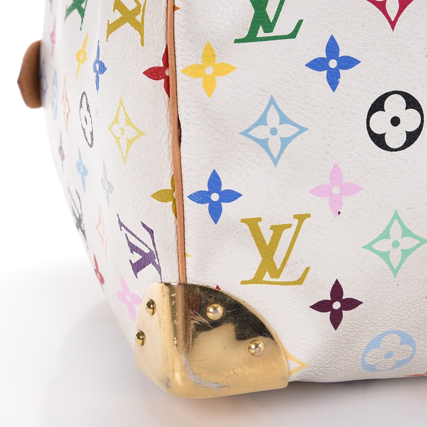 Monogram Multicolor Speedy 30 White