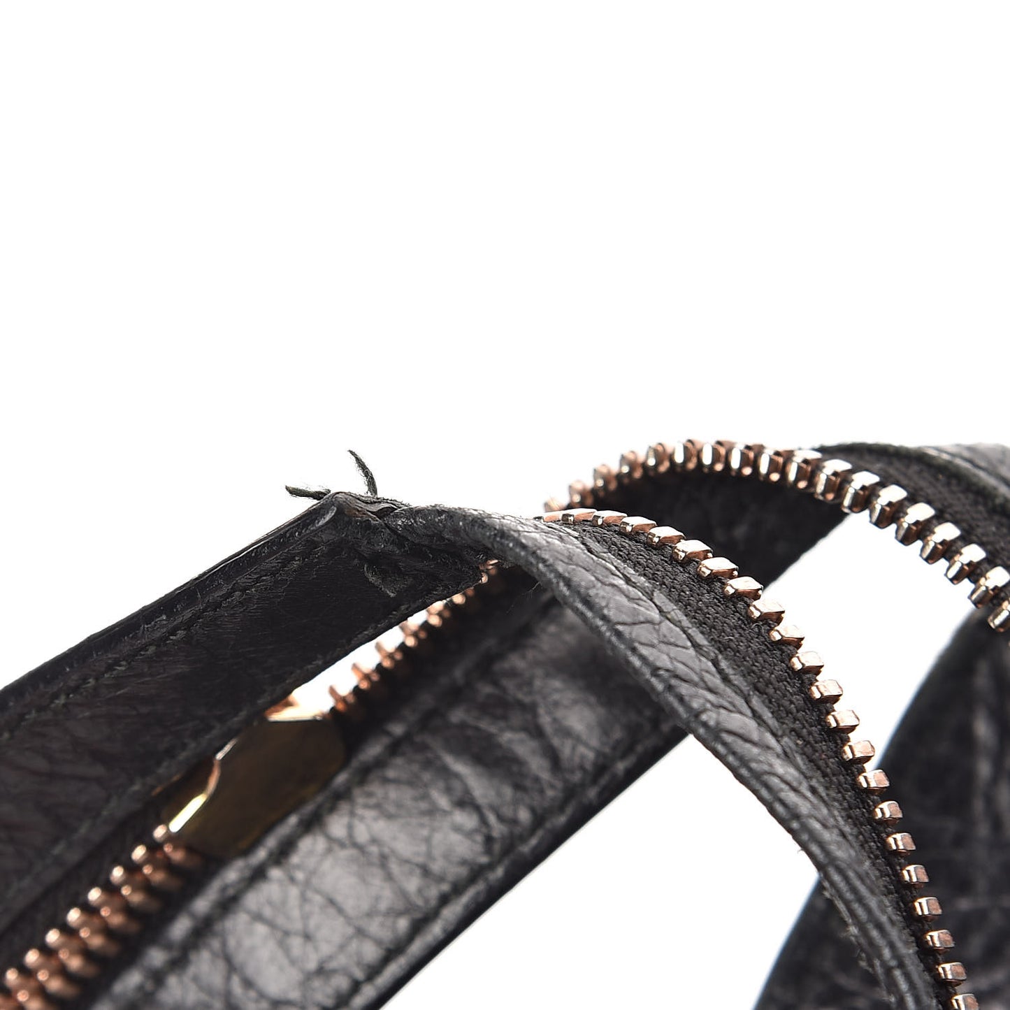 Agneau Giant 12 Rose Gold Hardware Town Black