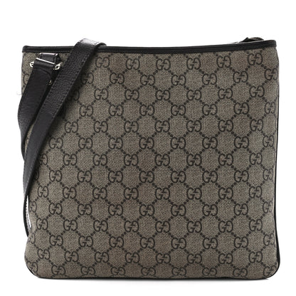 Gucci GG Plus Monogram Flat Messenger Beige Dark Brown 1 of 13