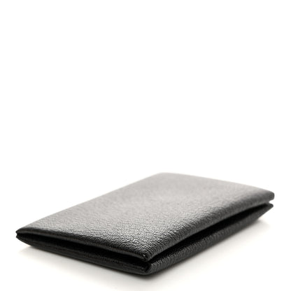 Hermes Chevre Mysore Calvi Card Case Black 4 of 7