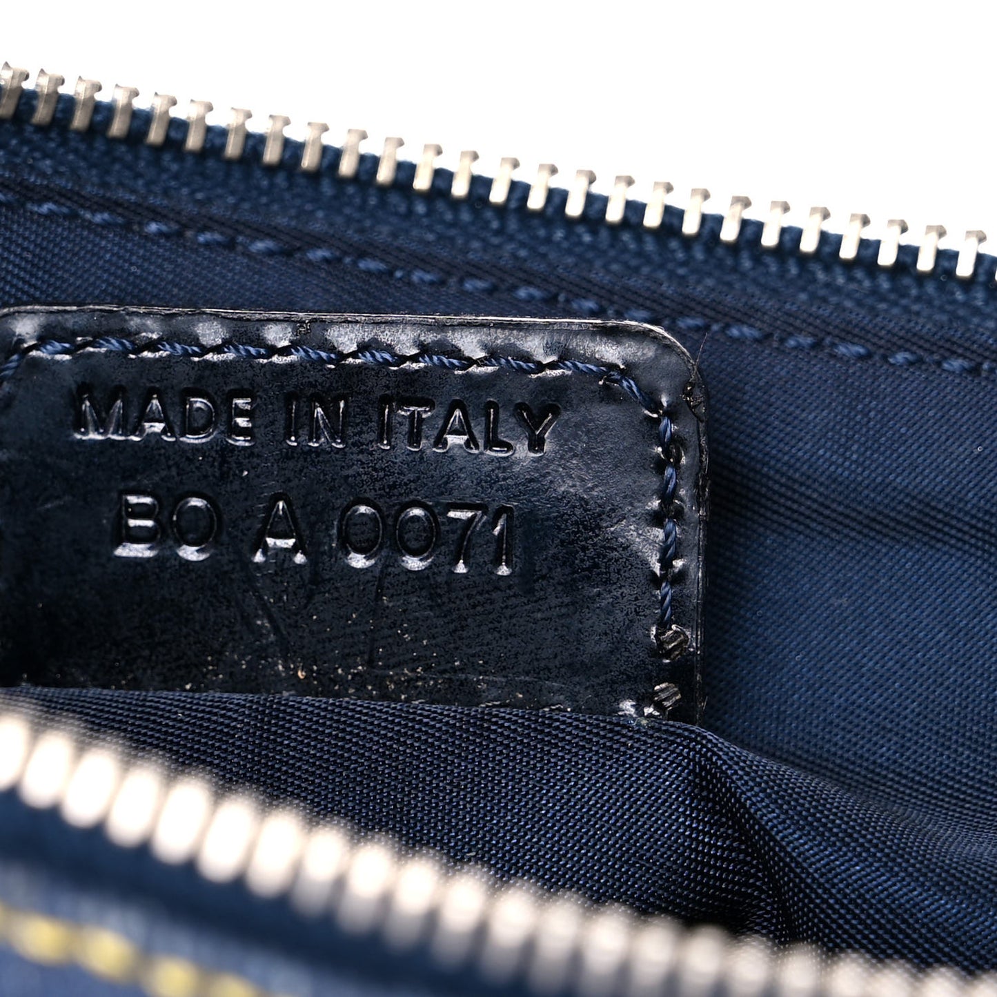 Denim Saddle Pochette Blue