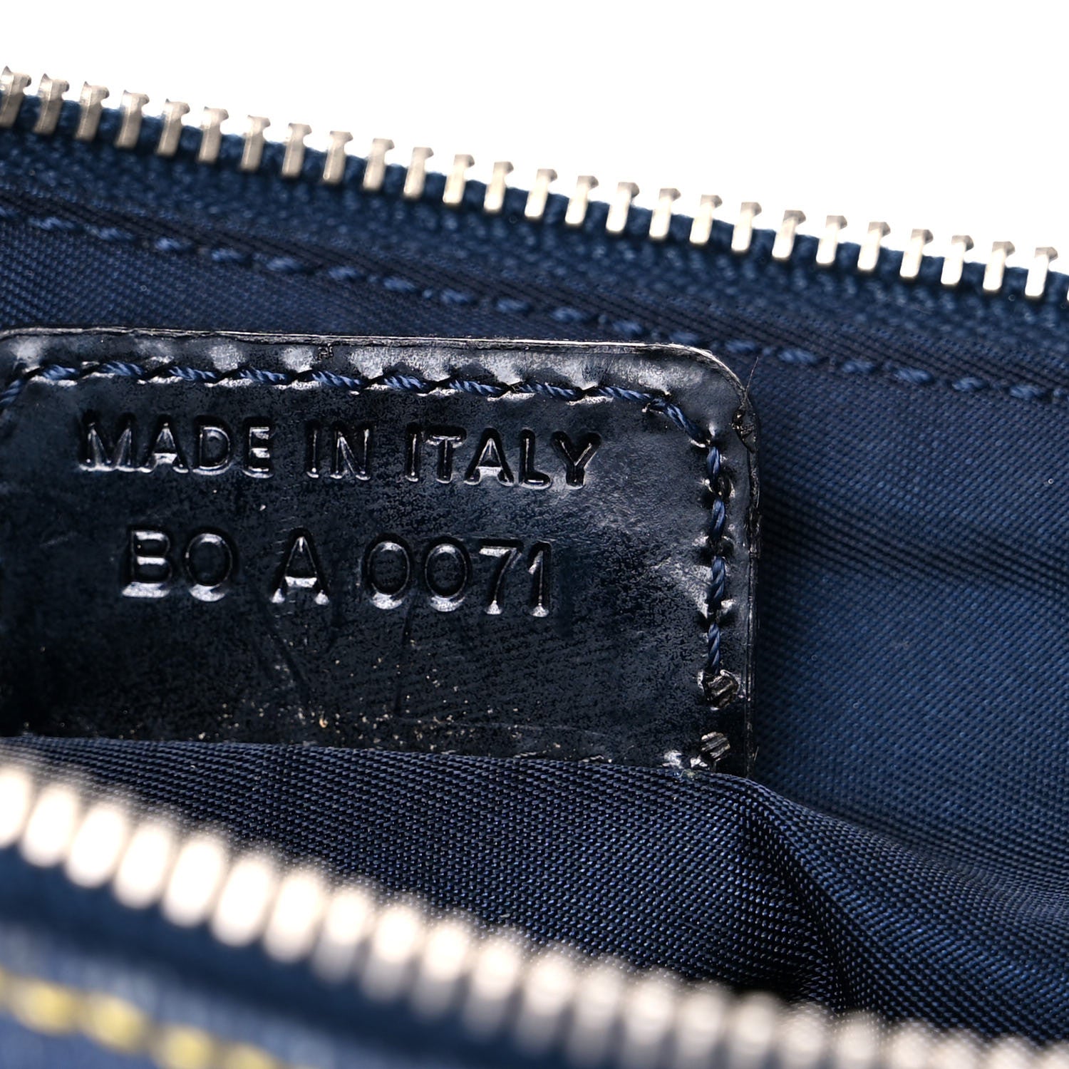 Christian Dior Denim Saddle Pochette Blue 7 of 10