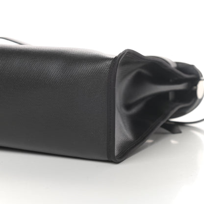 Hermes Toile H Berline Vache Hunter Herbag Zip PM 31 Black Ecru 11 of 13