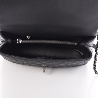 Chanel Caviar Lizard Quilted Small Coco Handle Flap Black 5 of 10