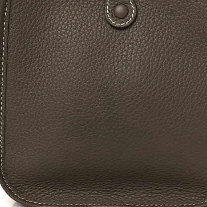 Hermes Taurillon Clemence Amazone Evelyne TPM Etoupe Bleu Indigo 11 of 11