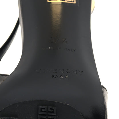 Givenchy Calfskin G Cube 50mm Slingback Pumps 37.5 Black 7 of 9