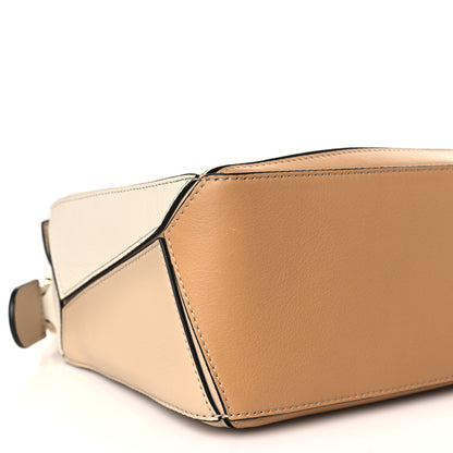 Loewe Calfskin Small Puzzle Bag Dusty Beige Soft White 7 of 8