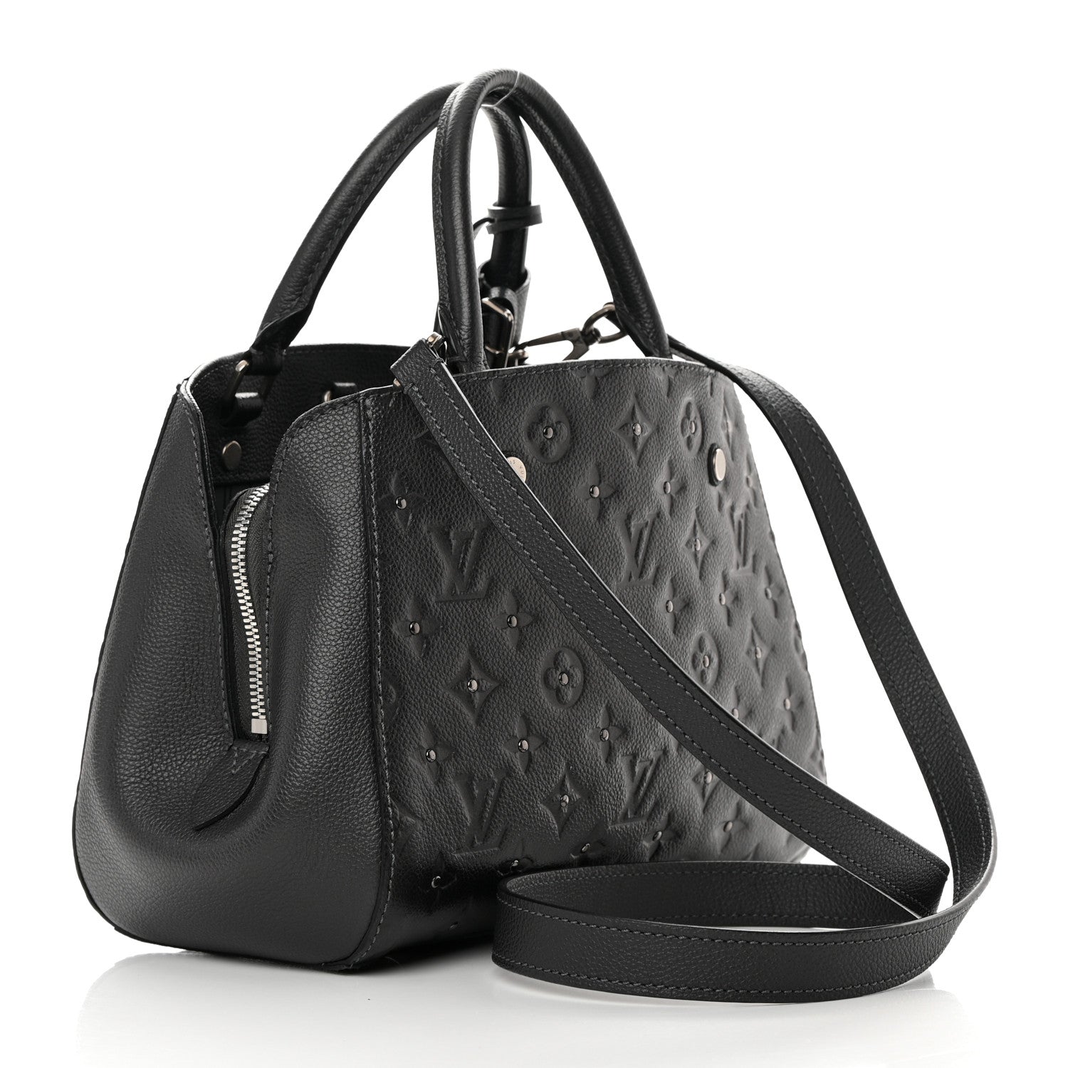 Louis Vuitton Empreinte Studded Montaigne BB Platine 3 of 14