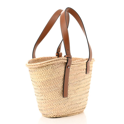 Loewe Raffia Basket Tote Bag Natural Tan 3 of 9