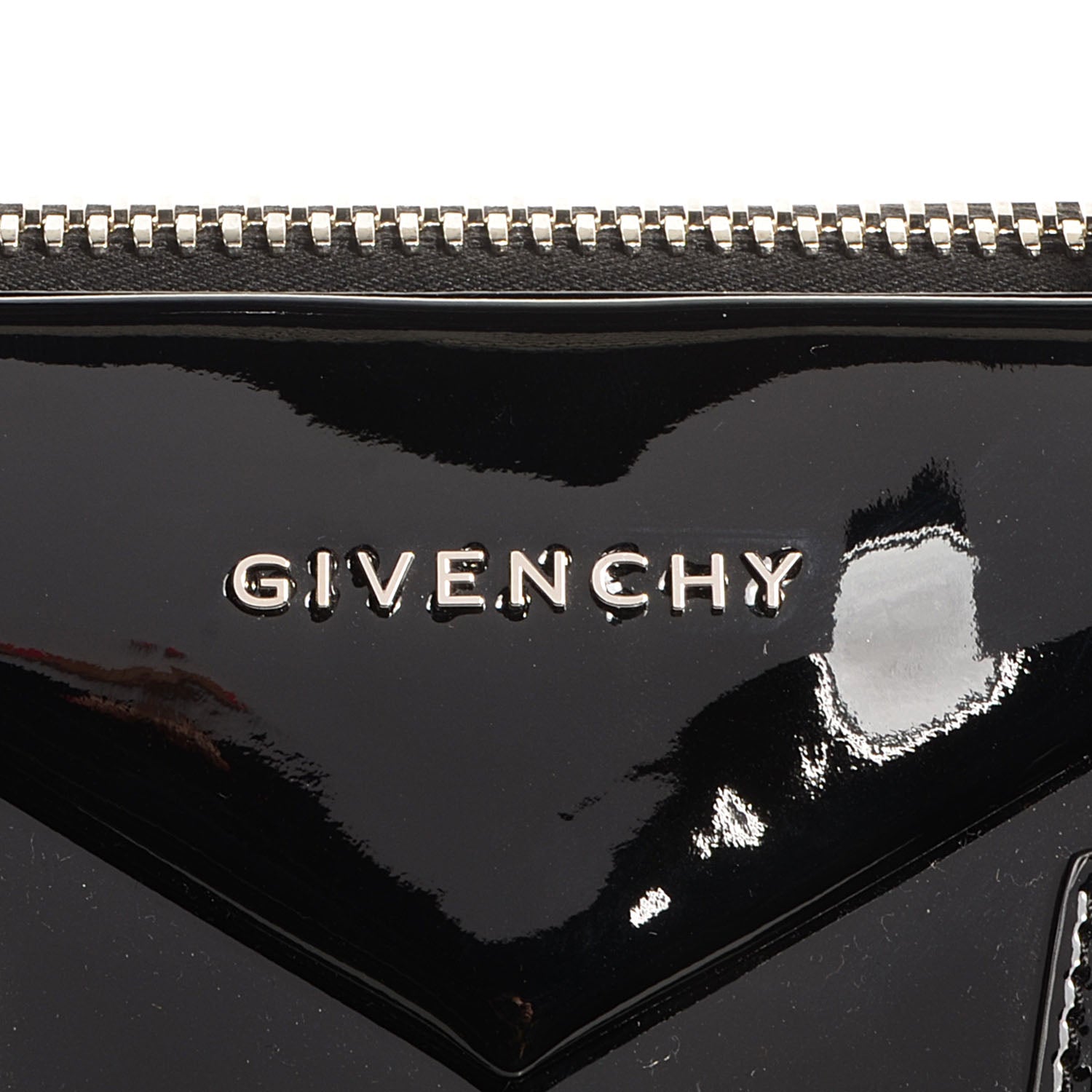 Givenchy Patent Calfskin Medium Antigona Black 9 of 11