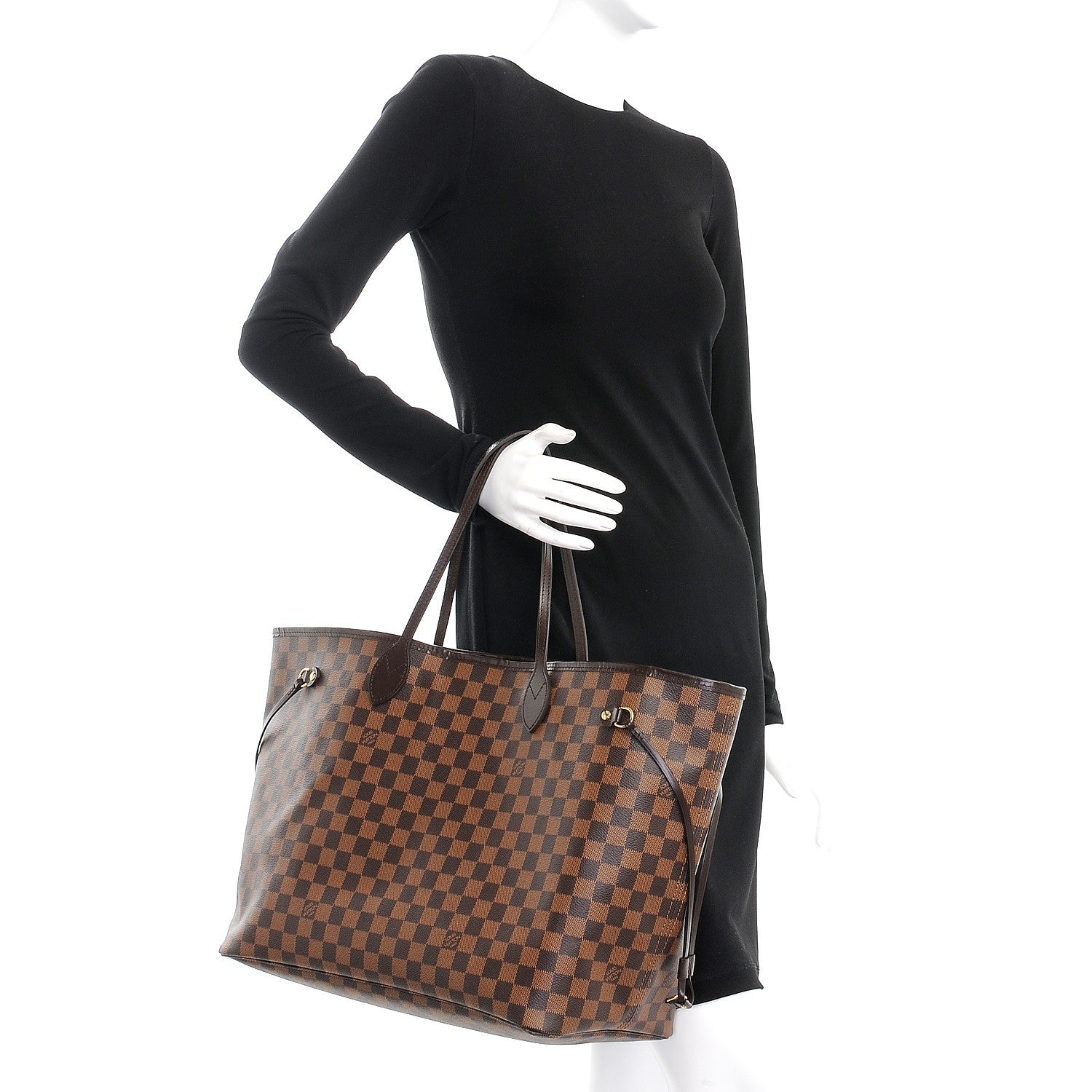 Louis Vuitton Damier Ebene Neo Neverfull GM 2 of 8