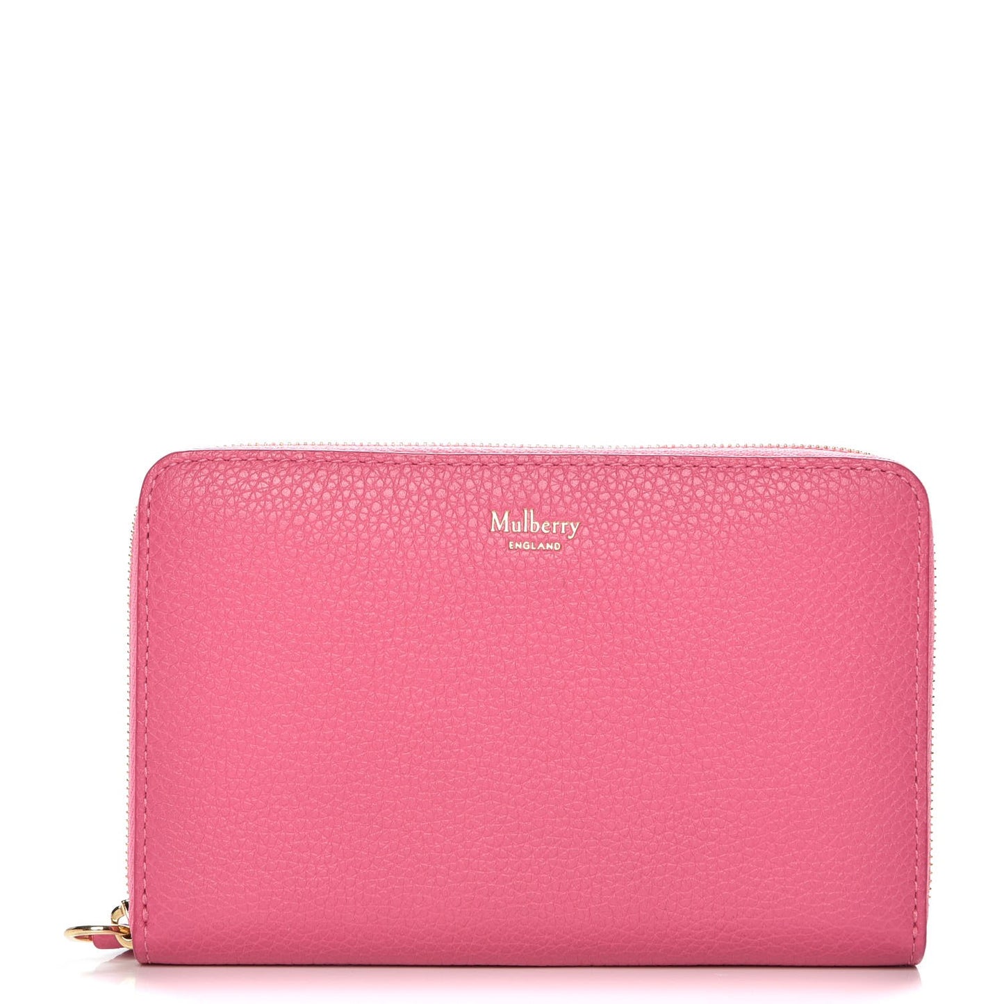 Small Classic Grain Medium Zip Around Wallet Candy