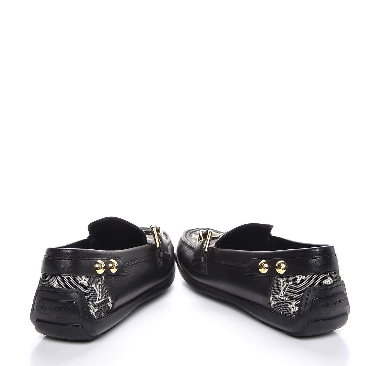 Calfskin Mini Lin Loafers 37 Black