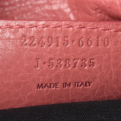 Balenciaga Agneau Classic Hardware Envelope Clutch Rose Bonbon 9 of 9