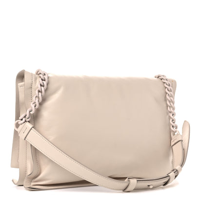 Salvatore Ferragamo Calfskin Small Viva Bow Shoulder Bag Bone 3 of 15
