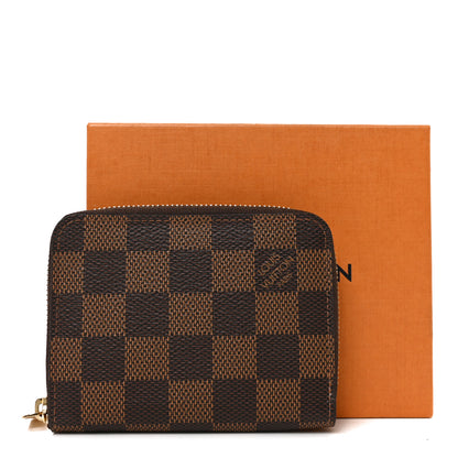 Louis Vuitton Damier Azur Zippy Coin Purse Rose Ballerine 6 of 6