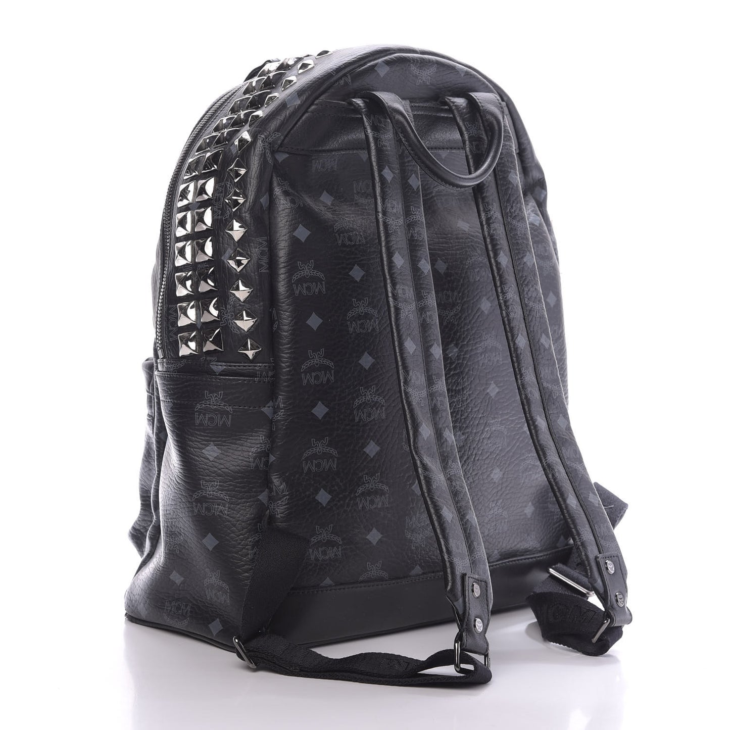 Visetos Studded Medium Backpack Black