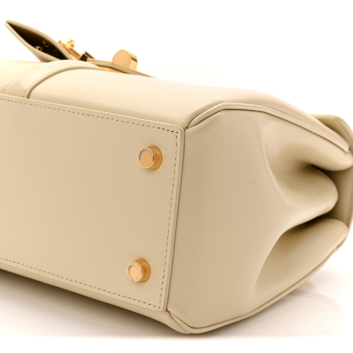Celine Satinated Calfskin Small 16 Top Handle Bag Beige 22 of 25