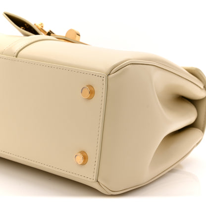 Celine Satinated Calfskin Small 16 Top Handle Bag Beige 22 of 25