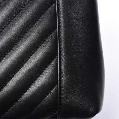 Chanel Calfskin Quilted Small Daily Chevron Flap Black 10 of 13