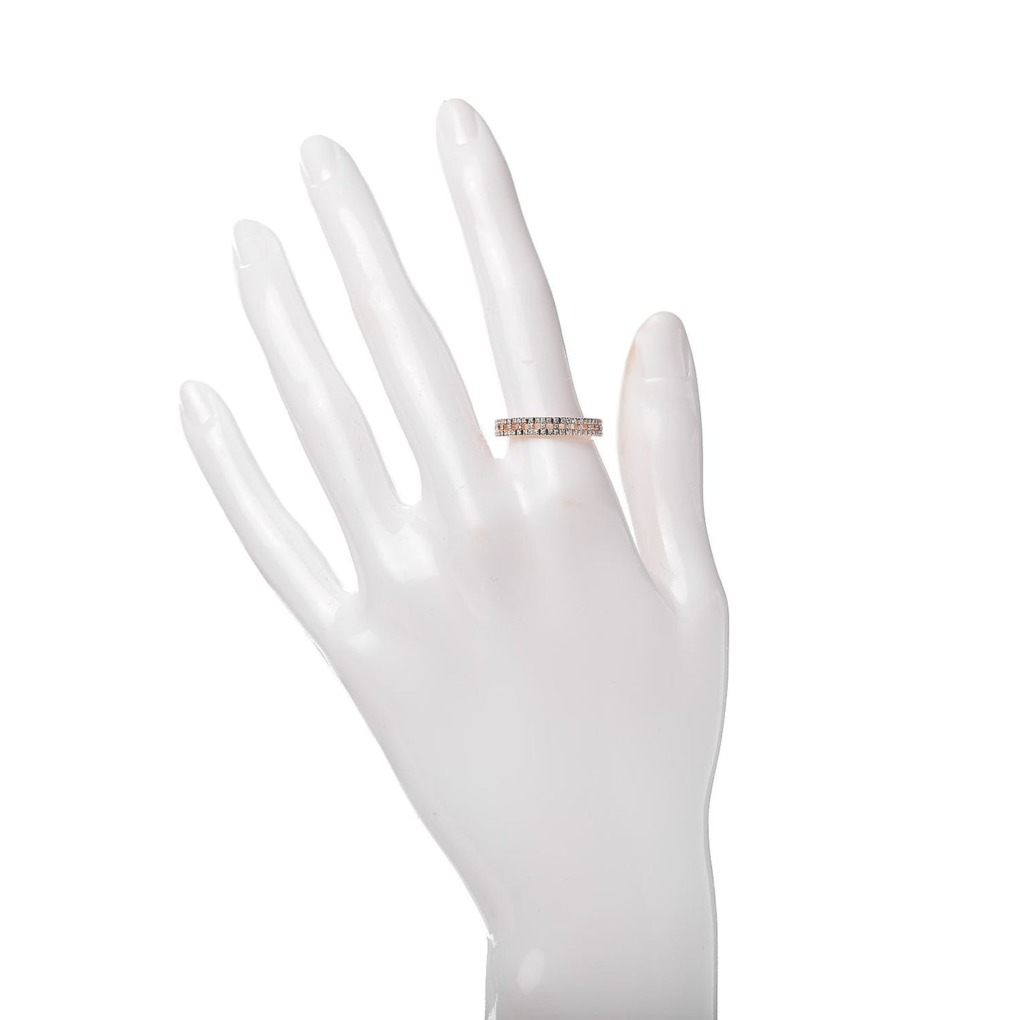 18K Yellow Gold Diamond T True Narrow Band Ring 56 7.5