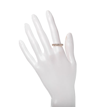 Tiffany 18K Yellow Gold Diamond T True Narrow Band Ring 56 7.5 2 of 5