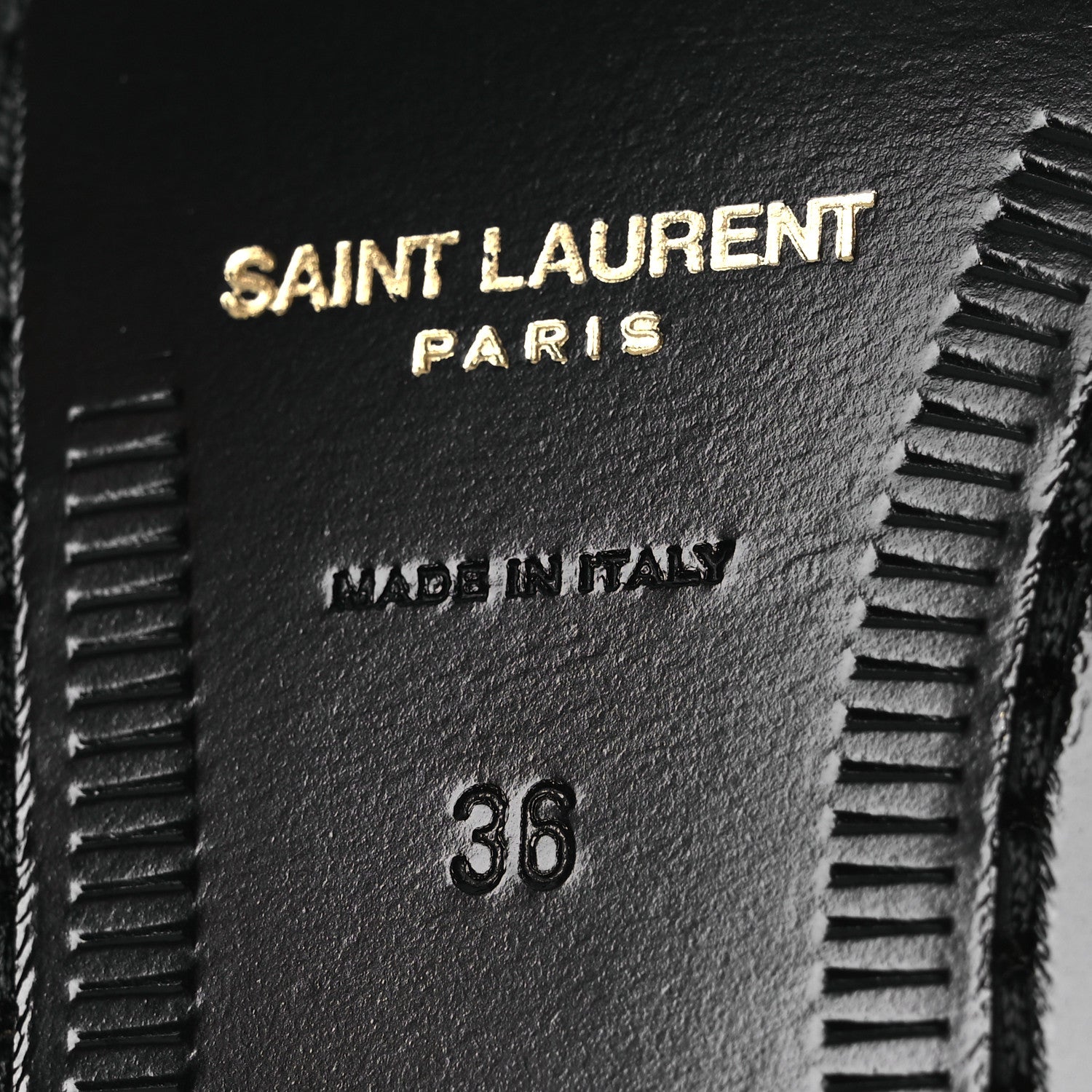 Saint Laurent Calfskin Penny Loafers 36 Pearl 8 of 13