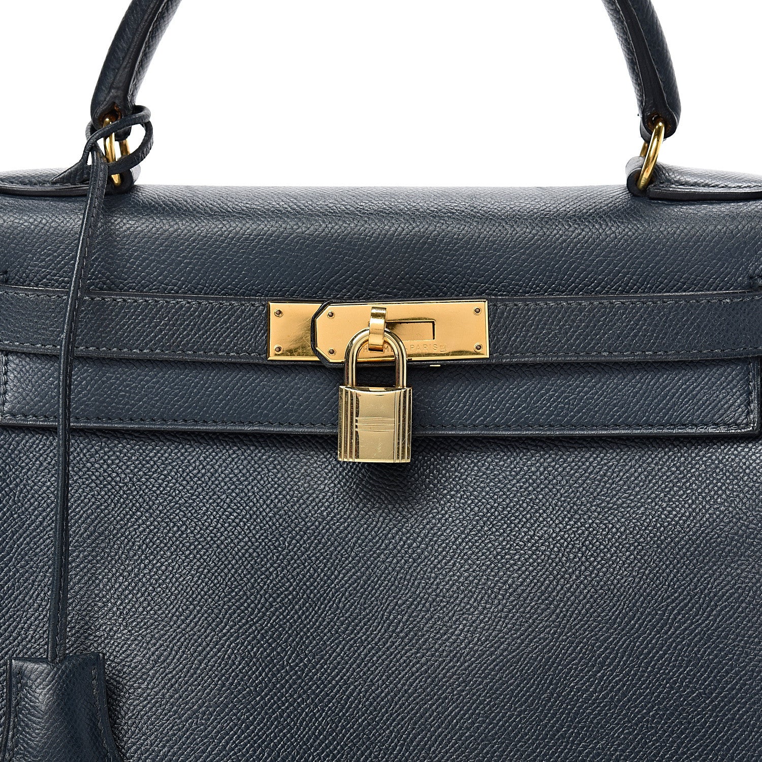 Hermes Courchevel Retourne Kelly 28 Bleu Marine 37 of 48