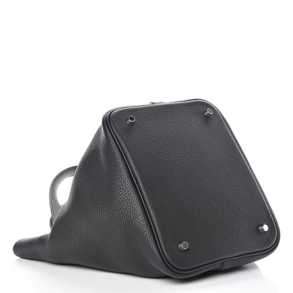 Hermes Taurillon Clemence Picotin Lock 22 MM Black 4 of 11