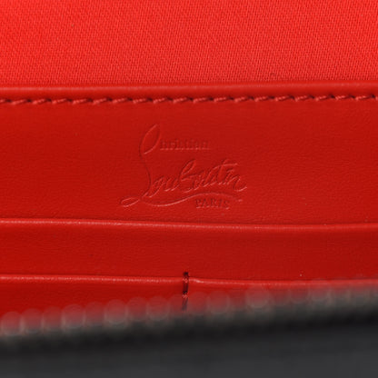 Christian Louboutin Crocodile Embossed Calfskin Kypipouch Travel Toiletry Case Black 7 of 9