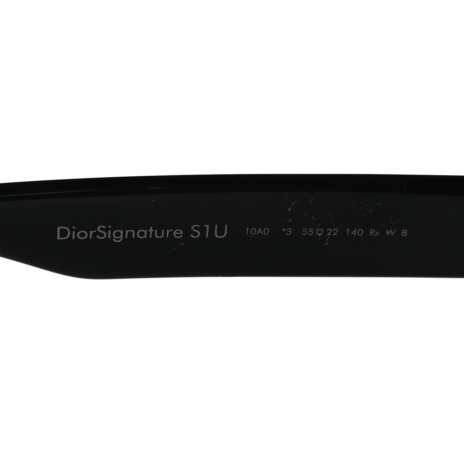 Christian Dior Acetate Diorsignature S1U Square Sunglasses Black 5 of 6