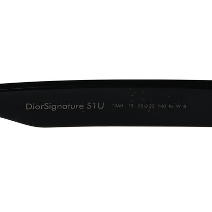 Christian Dior Acetate Diorsignature S1U Square Sunglasses Black 5 of 6