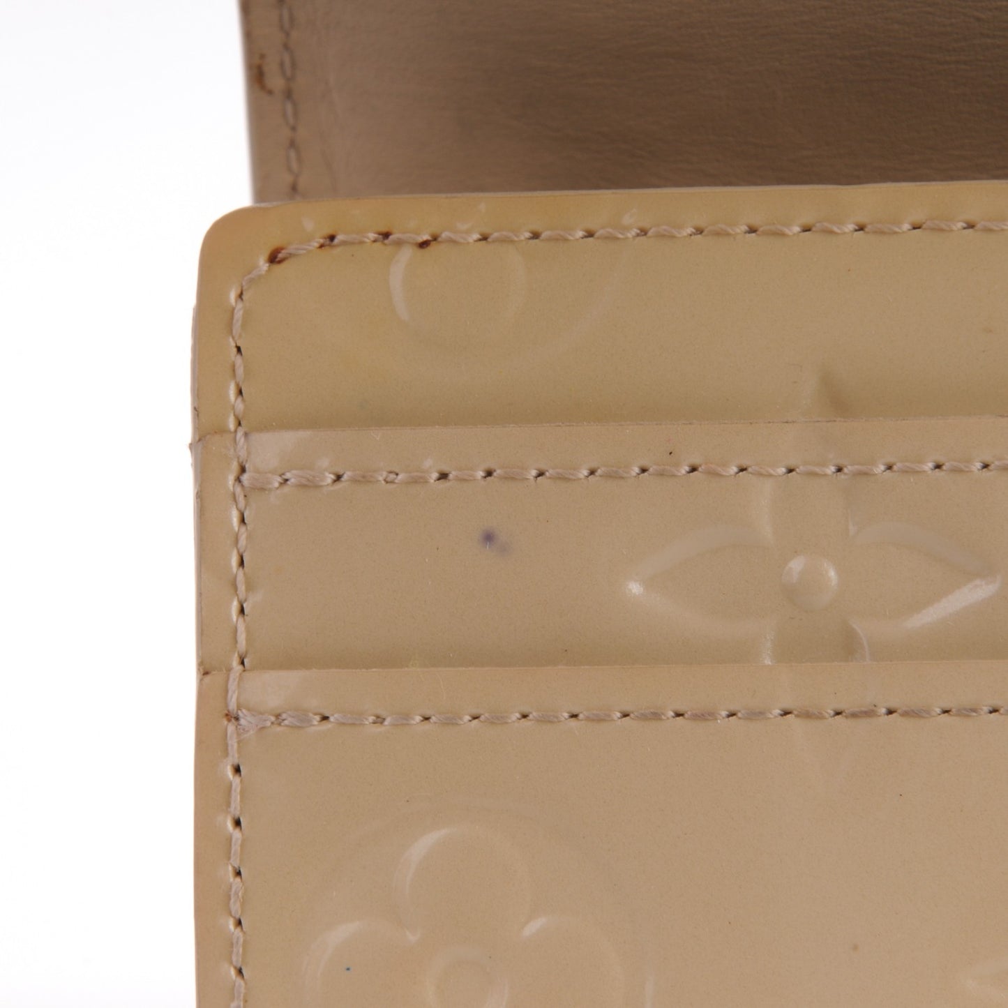 Vernis Sarah Wallet Blanc Corail