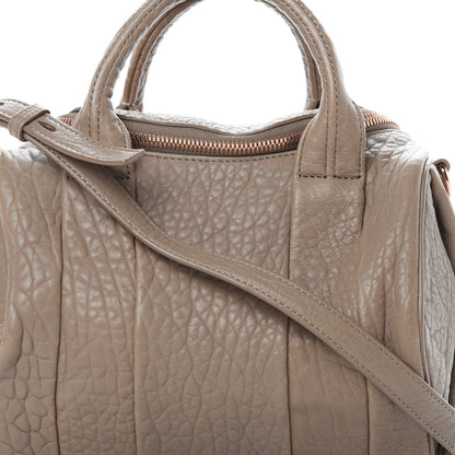 Alexander Wang Pebbled Lambskin Rockie Latte Rose Gold Hardware 8 of 10