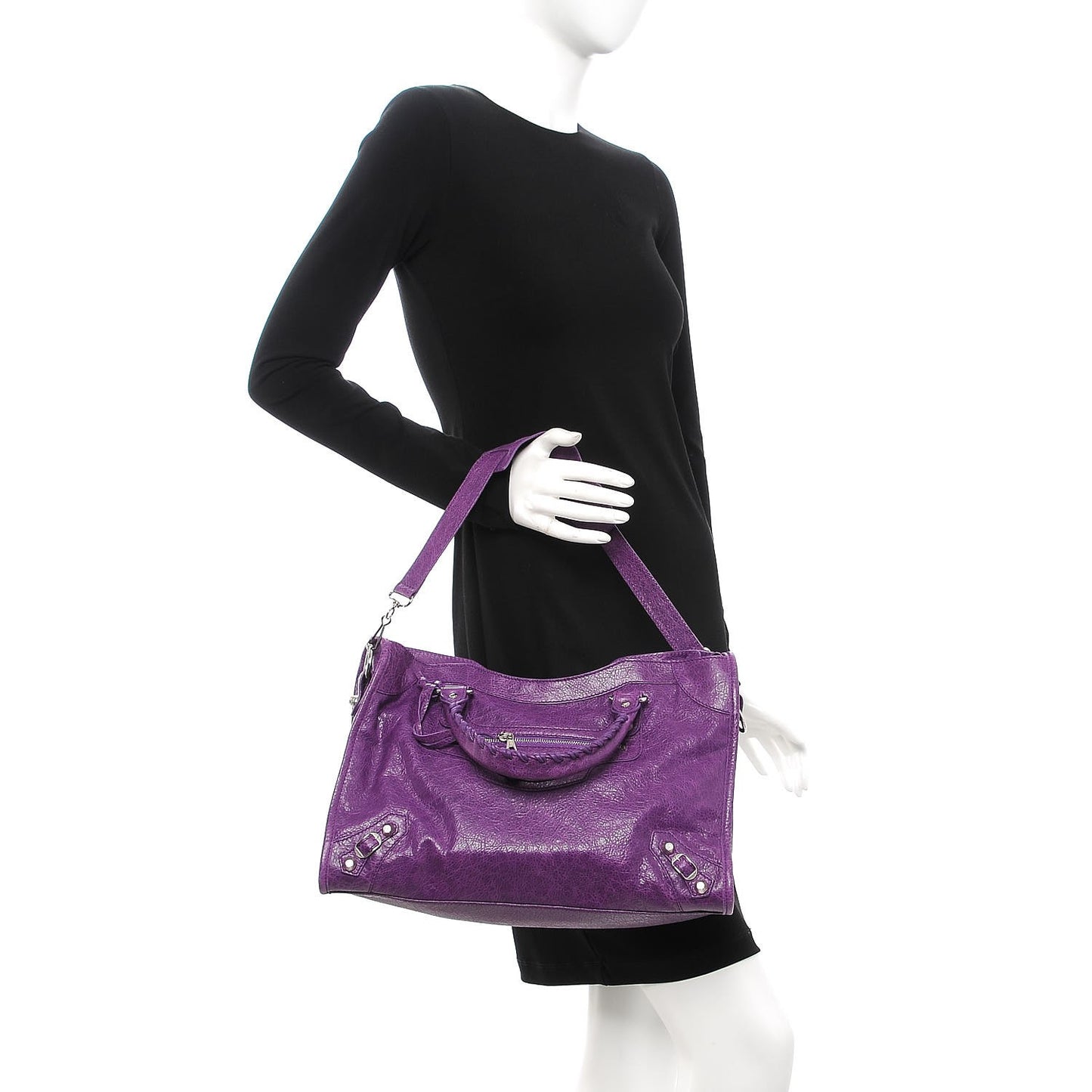 Agneau Giant 12 Silver Hardware City Ultraviolet