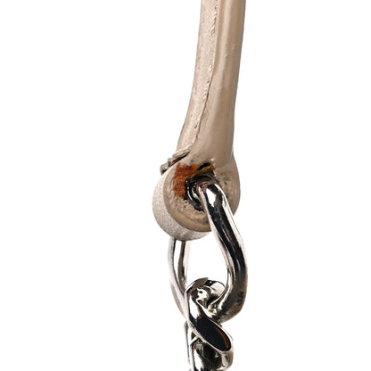 Saint Laurent Smooth Calfskin Classic Monogram Kate Tassel Chain Wallet Nude Powder 13 of 15
