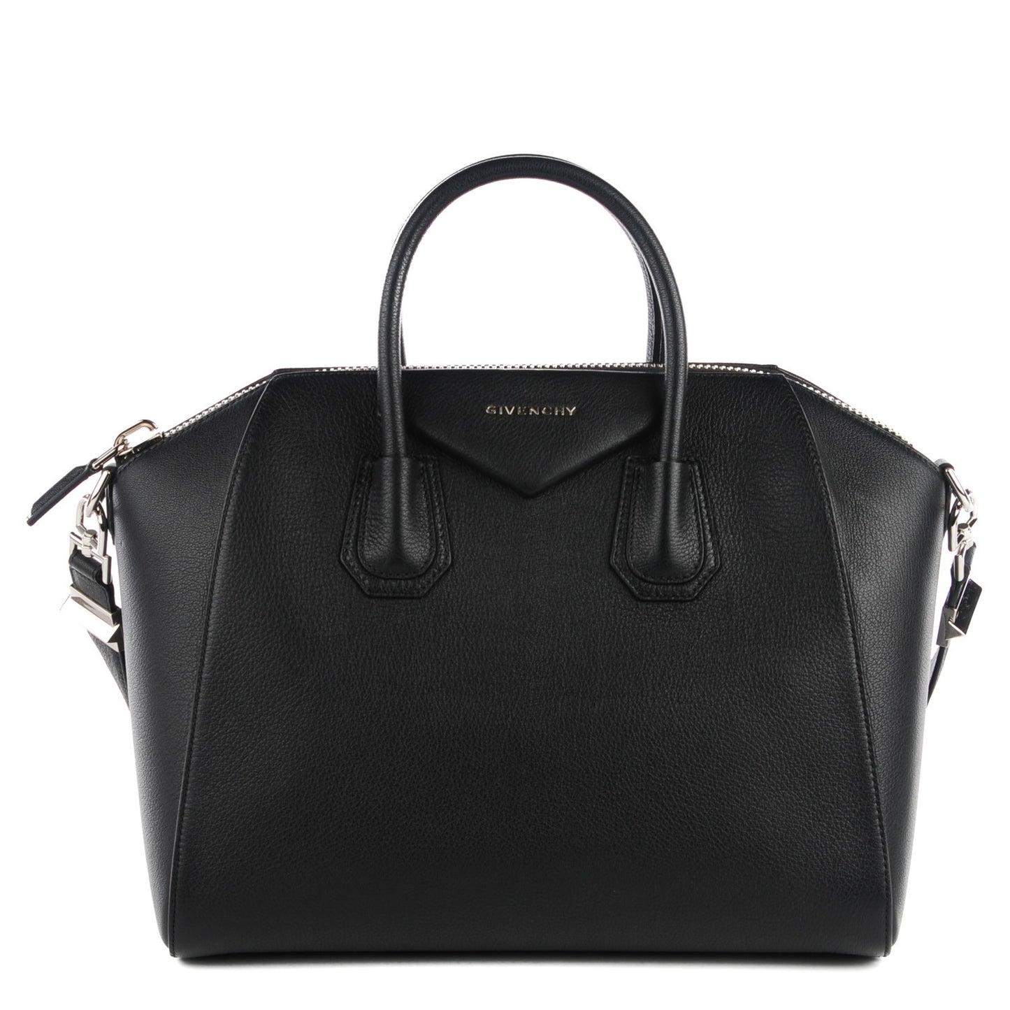 Sugar Goatskin Medium Antigona Black
