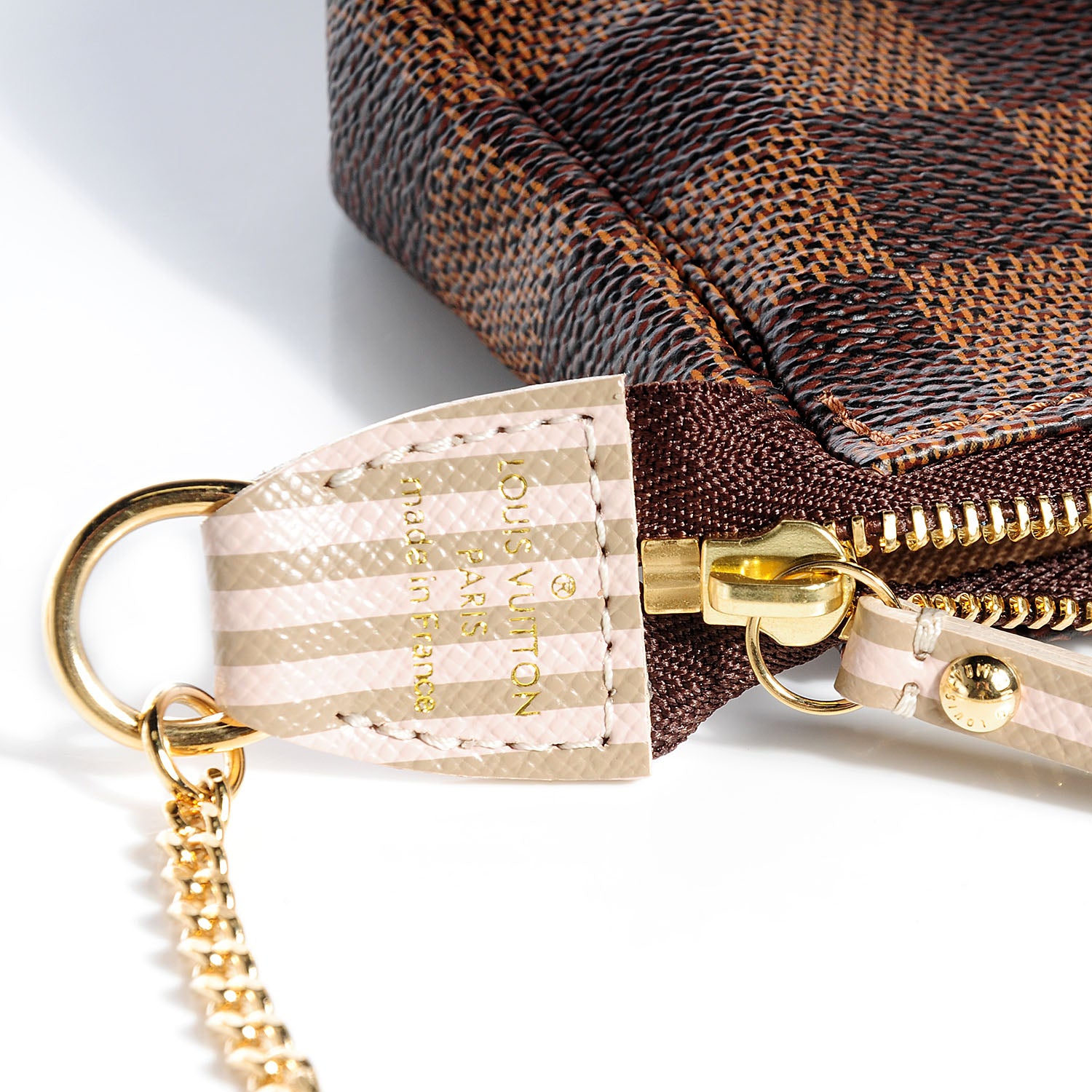 Louis Vuitton Damier Ebene Trunks and Locks Mini Pochette Accessories 8 of 8