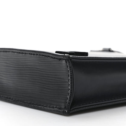 Louis Vuitton Epi Petit Sac Plat Black 8 of 11