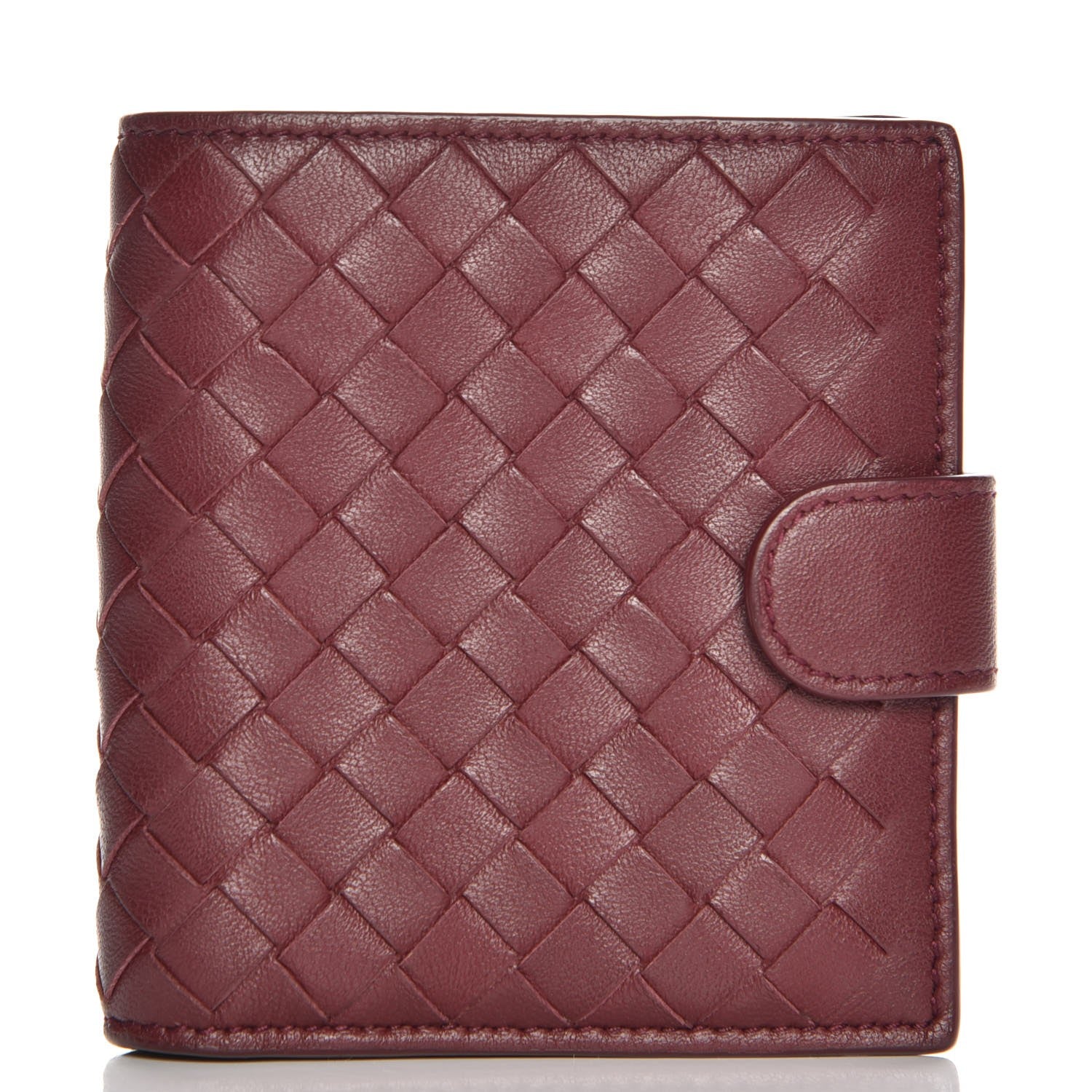 Bottega Veneta Nappa Intrecciato Mini Wallet Barolo 1 of 8