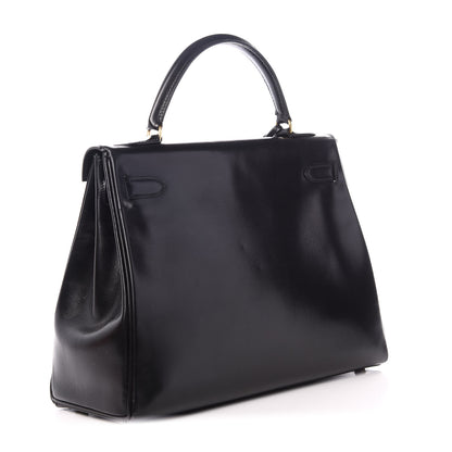 Hermes Box Kelly Retourne 28 Black 2 of 8