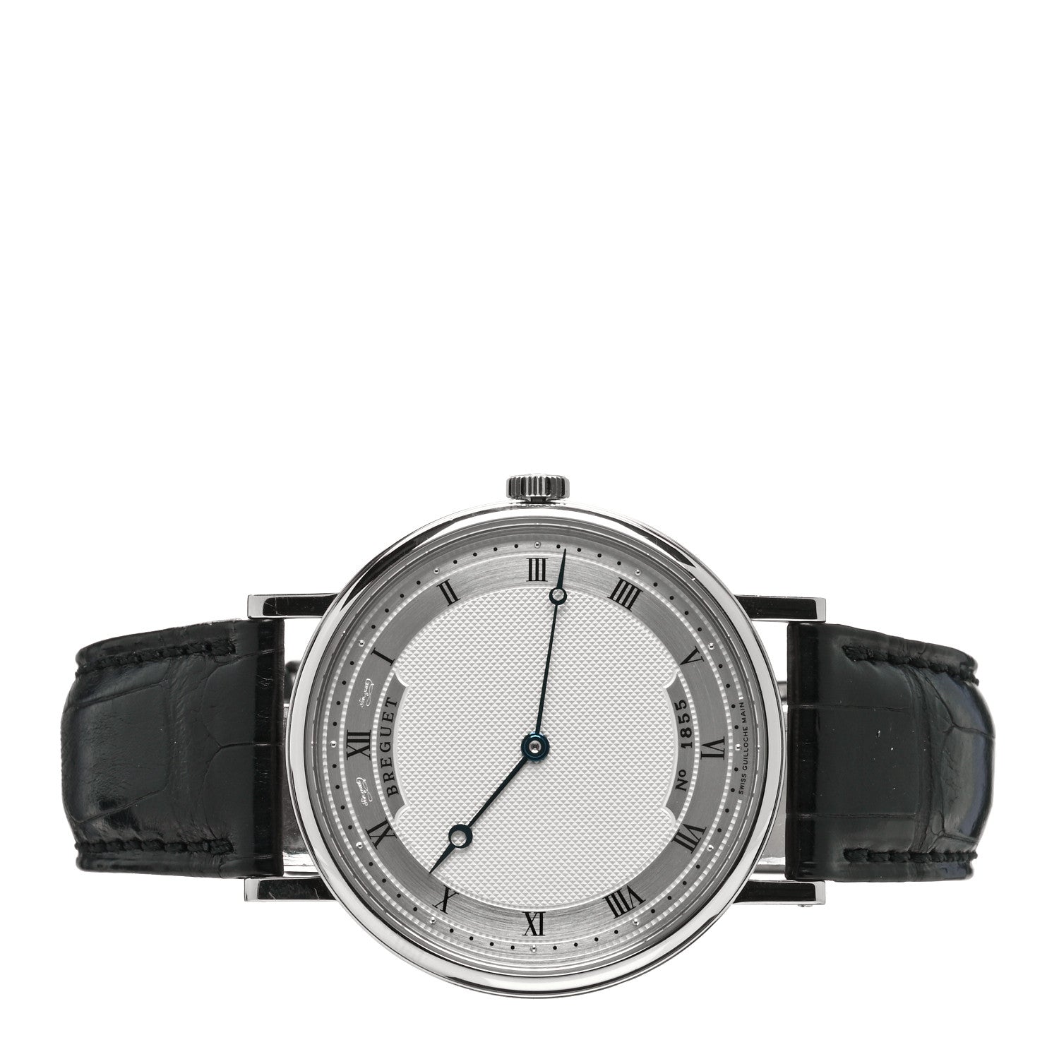 Breguet 18K White Gold Alligator 38mm Clasique Automatic Watch 5157BB/11/9V6 2 of 5