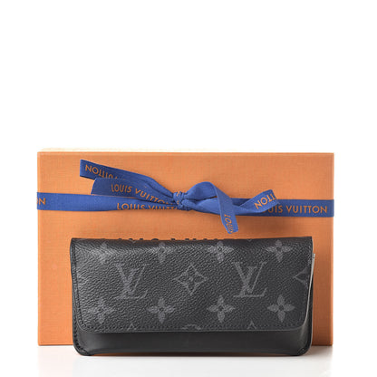 Louis Vuitton Monogram Eclipse Woody Sunglass Case 8 of 8