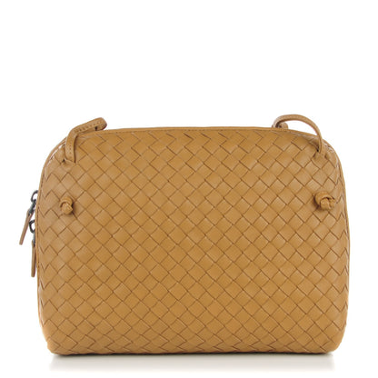 Bottega Veneta Nappa Intrecciato Pillow Crossbody Messenger Camel 1 of 8