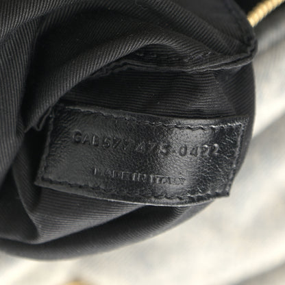 Saint Laurent Denim Quilted Medium Loulou Puffer Monogram Chain Satchel Azur 7 of 10