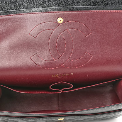 Chanel Caviar Quilted Jumbo Double Flap Black 5 of 11